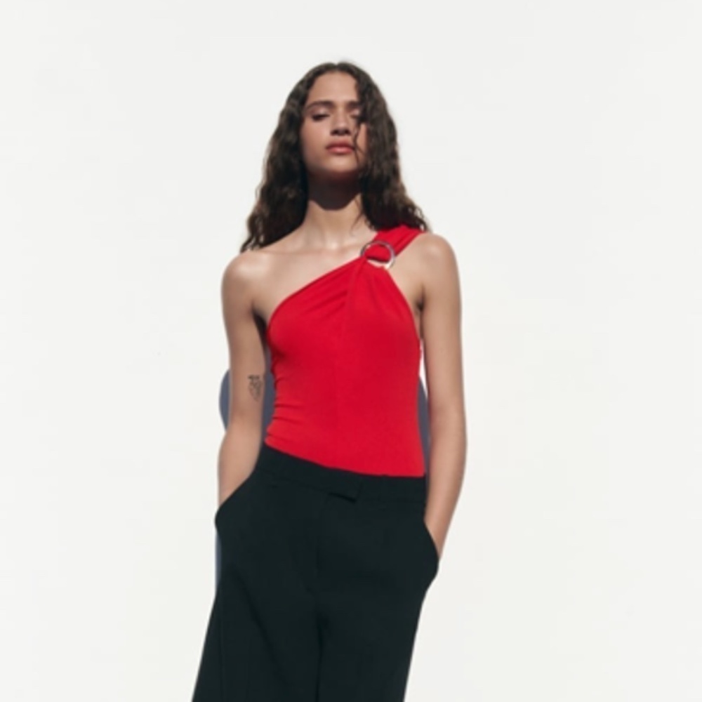 ❤️ RING TRIM CROSS STRAP BODYSUIT